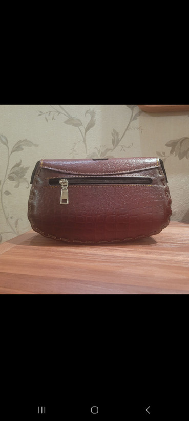 کیف دستی چرم طبیعی مدل پروانه